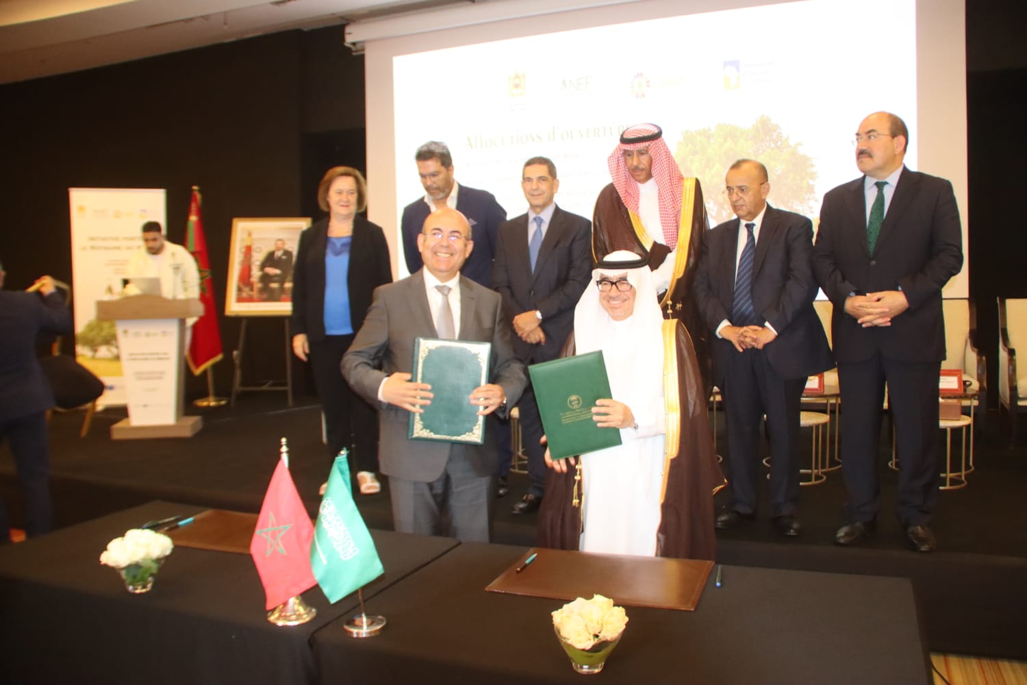 سفير خادم الحرمين الشريفين يحضر توقيع مذكرة تفاهم بين المملكة والمغرب في مجال تنمية الغطاء النباتي ومكافحة التصحر