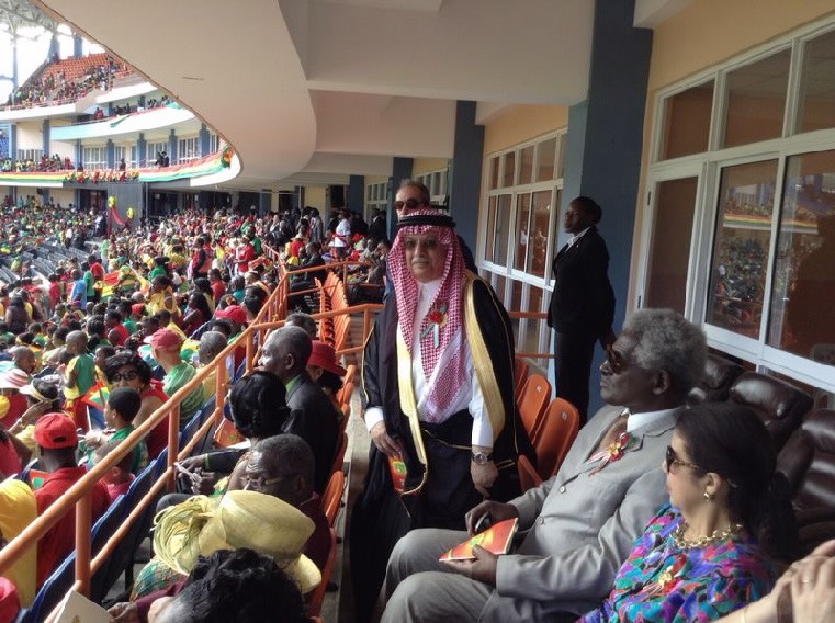 The Permanent Representative of the Kingdom of Saudi Arabia to the United Nations- New York attends Grenada’s 40th annivers